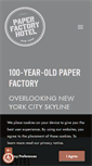 Mobile Screenshot of paperfactoryhotel.com